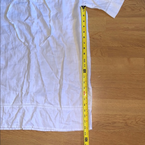 NWT LK Bennett White Linen Tunic Dress, Size Small - Picture 8 of 15